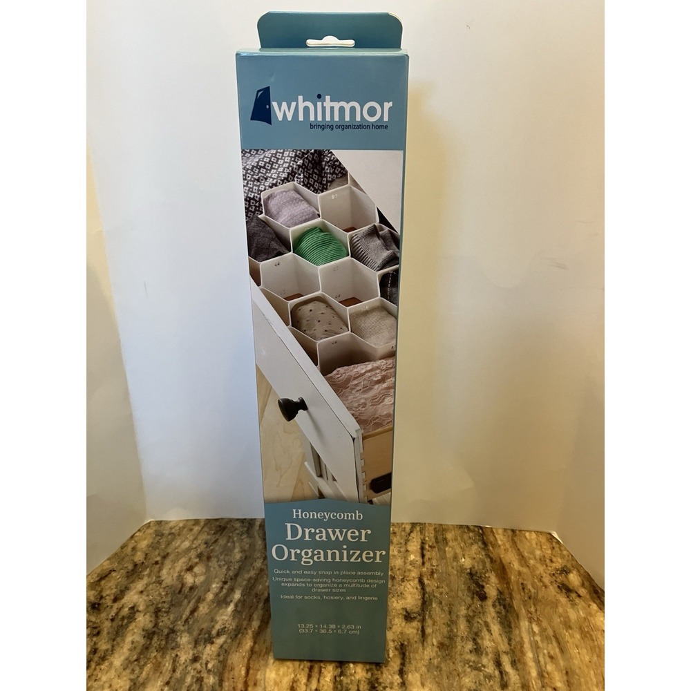 Whitmor Honeycomb Drawer Organizer Expands Storage Solutions for Home Office